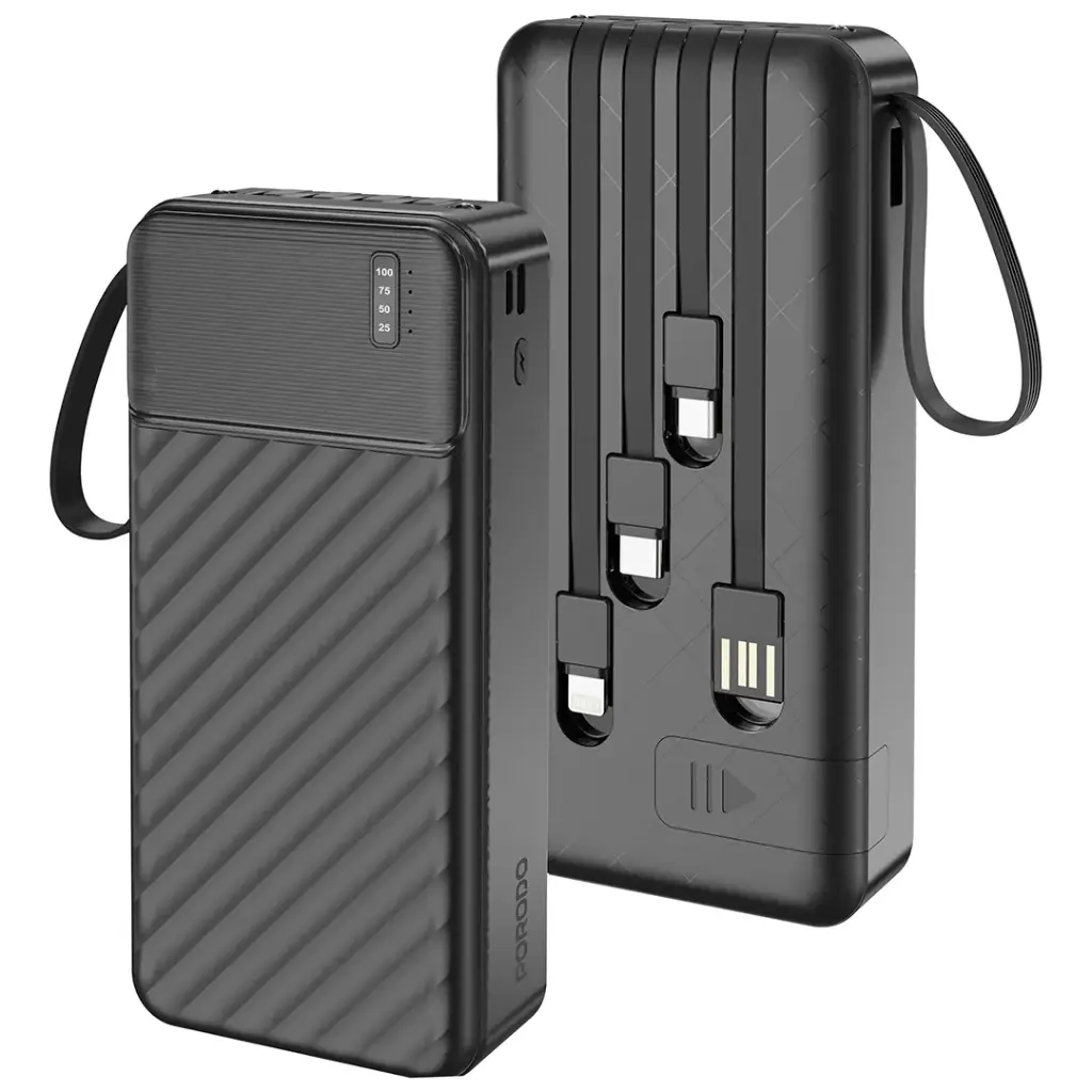 پاوربانک پرودو میلی آمپر 20000 به همراه  4کابل داخلی